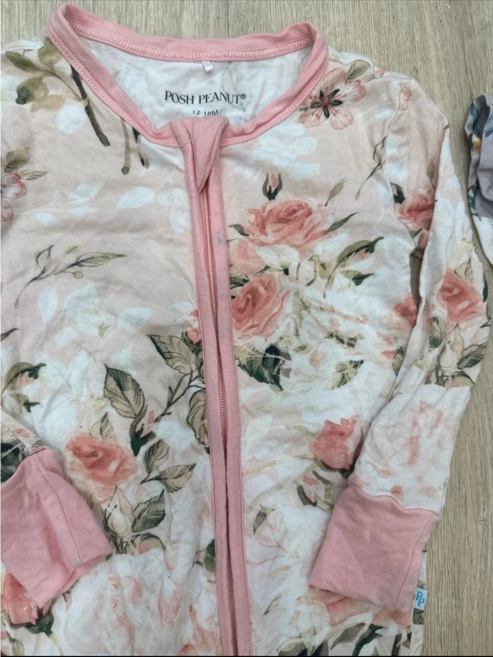 Posh peanut pajamas & romper 12-18 months